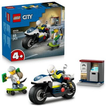LEGO City 60455 Pregon s policijskim motorjem