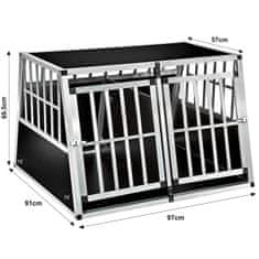 PetCARE Transportna ALU kletka za psa - D