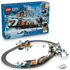 LEGO City 60470 Raziskovalni arktični polarni ekspresni vlak