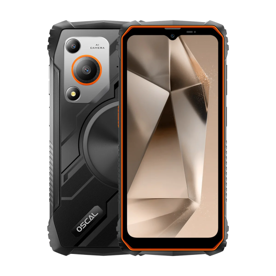 Oscal MARINE 1 pametni robustni telefon 4GB + 128GB, oranžen