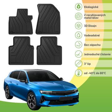 J&J Automotive Eko preproge za Opel Astra L Tourer 2021-Nad Hybrid