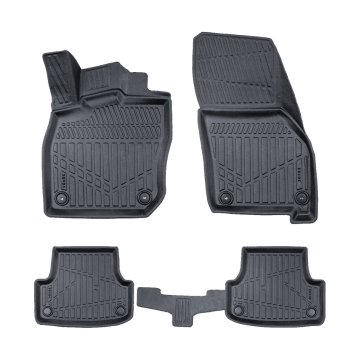 SCOUTT Gumijaste preproge z dvignjenim robom za Seat Leon 4 2021-Nad Automatic