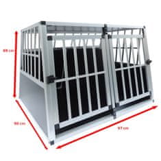 MATSPORT Kletka za prevoz psa XL 90x97x69 cm