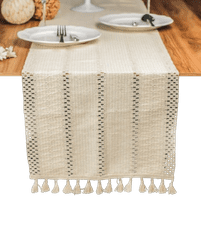 Priresa Namizni Tekač ORGANIC EKRU, 35 x 145 cm