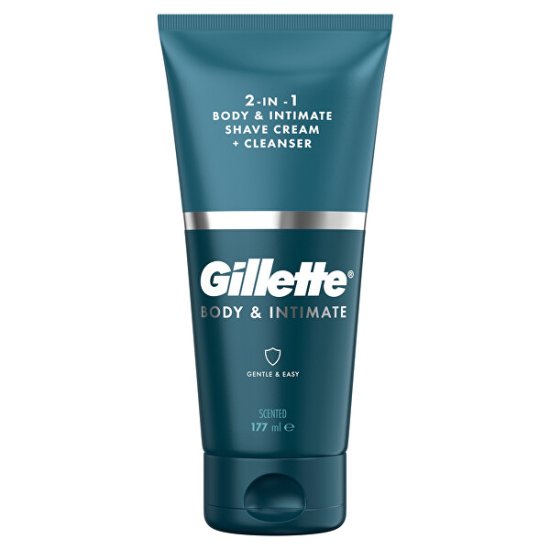 Gillette Krema za britje in intimno njego 2v1 177 ml