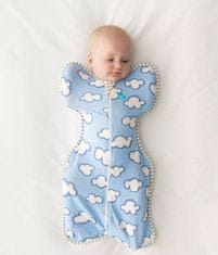 LOVE TO DREAM Zavinovačka Swaddle UP, velikost M, FÁZE 1, modrá obláček, Originál