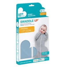 LOVE TO DREAM Swaddle UP - Swaddle, velikost S, prašno modra, 1 FAZA, 1-3m, 3,5-6kg