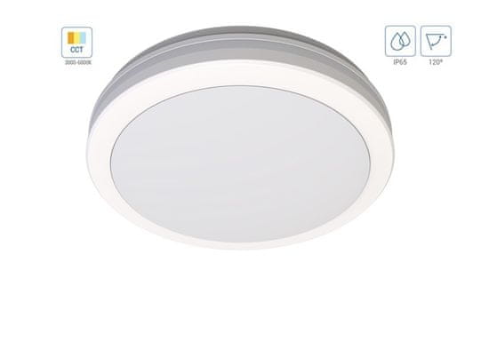Optonica LED plafonjera 30W 3CCT 3000lm IP65 bela