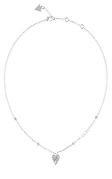 Guess Ženska jeklena ogrlica Love Me Tender JUBN03241JWRHT/U
