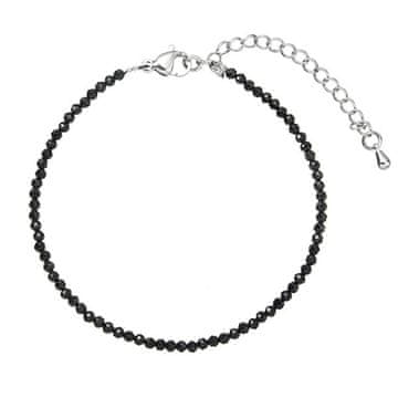 Evolution Group Zapestnica iz perlic s črnim spinelom 43055.3 črni spinel