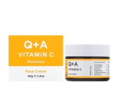 Q+A Posvetljevalna krema za obraz z vitaminom C Radiance (krema za obraz) 50 g
