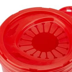 shumee Posoda za medicinske odpadke 2 L rdeča