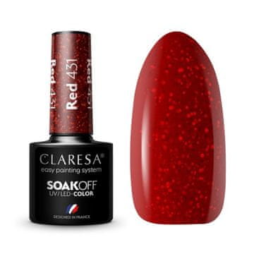 shumee CLARESA Hybrid lak za nohte RDEČA 431 -5g