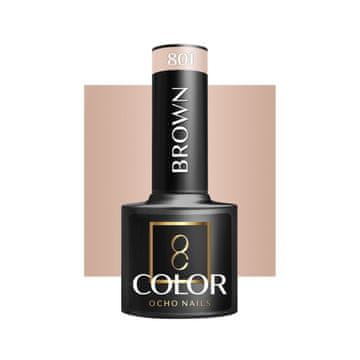 shumee OCHO NAILS Hibridni lak za nohte rjava 801 -5 g