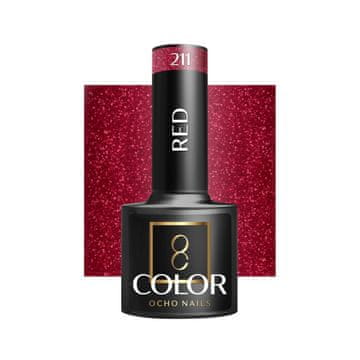 shumee OCHO NAILS Hibridni lak za nohte rdeča 211 -5 g