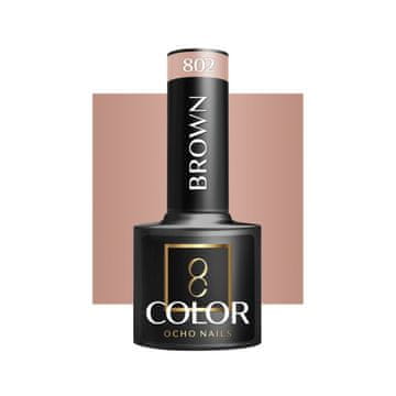 shumee OCHO NAILS Hibridni lak za nohte rjava 802 -5 g