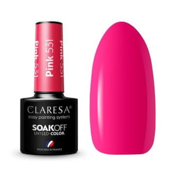 shumee CLARESA Hybrid lak za nohte PINK 531 -5g