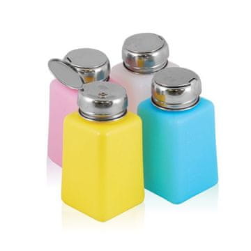 shumee Steklenička s pumpico krom 180 ml mix color