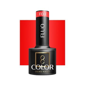 shumee OCHO NAILS Fluorescentni hibridni lak za nohte F04 -5 g