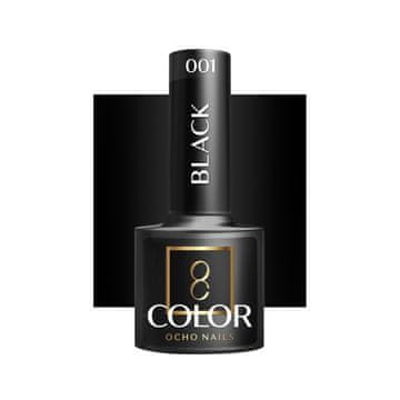 shumee OCHO NAILS Hibridni lak za nohte črn 002 -5 g