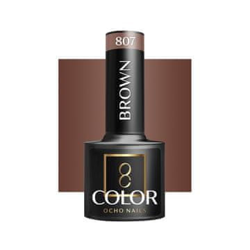 shumee OCHO NAILS Hibridni lak za nohte rjava 807 -5 g