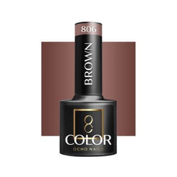 shumee OCHO NAILS Hibridni lak za nohte rjava 806 -5 g
