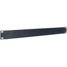 Intellinet 19"1U črn slepi panel