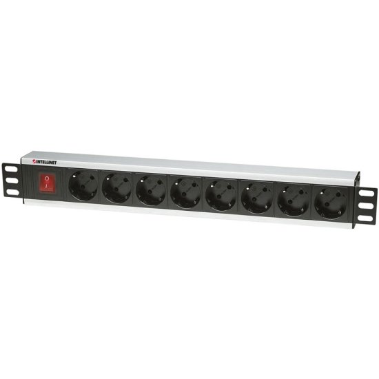 Intellinet 19" Rackmount 1.5U 3m 8 vtičnic za omrežne omare razdelilec