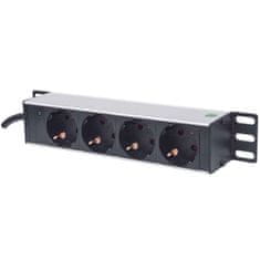 Intellinet 10" Rackmount 1U 1,8m 4 vtičnice za omrežne omare razdelilec