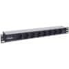 Intellinet 19" Rackmount 1U 1,8m LED indikator 8 vtičnic za omrežno omaro razdelilec