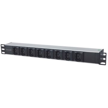 Intellinet 19" 1U 2m Anti-Shedding 8 vtičnic C13 za omrežne omare razdelilec