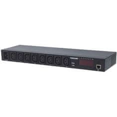 Intellinet 19" Rackmountable inteligentna 8-portna C13 vtičnica zaslon za nadzor za omrežne omare razdelilec