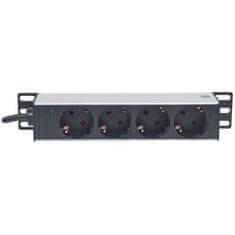 Intellinet 10" Rackmount 1U 1,8m 4 vtičnice za omrežne omare razdelilec