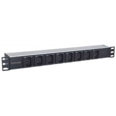 Intellinet 19" 1U 2m Anti-Shedding 8 vtičnic C13 za omrežne omare razdelilec