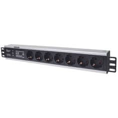 Intellinet 19" Rackmount 1.5U 3m 7 vtičnic za omrežne omare prenapetostna zaščita razdelilec