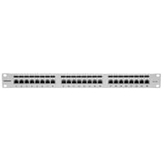 Intellinet 1U 24-port FTP Cat6a siv patch panel