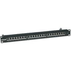Intellinet 1U 24-port FTP Cat6 črn patch panel