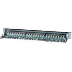 Intellinet 1U 24-port FTP Cat6 črn patch panel