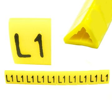 shumee OZ-1 L1 označevalnik žic rumen 100 kosov