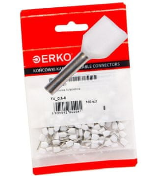 shumee Izolacijski tulec 2x0,5-8 100 kosov beli ERKO