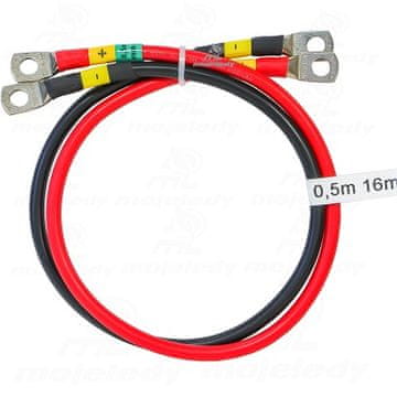 shumee 2x 50 cm priključni kabel za baterijo 16 mm M8 M8