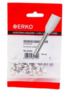 shumee Izolirana tuljava TE 0,5/8 V 100 kosov bela ERKO