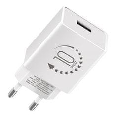 Obal:me PAKET: ME Potovalni polnilec USB-A 10W Bela