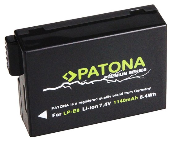PATONA Baterija za Canon LP-E8 1140mAh Li-Ion Premium
