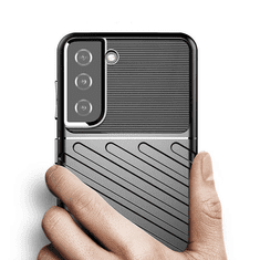 Onasi Silikonski ovitek Thunder Armor za Samsung Galaxy A56 - črn