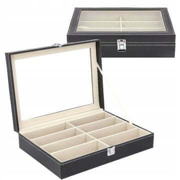 Korbi Škatla za očala, škatlica – organizator za 8 očal