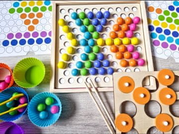 shumee Lesena uganka Puzzle Igra Spomin Montessori