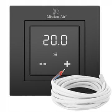shumee Črni digitalni krmilnik ARIES LCD