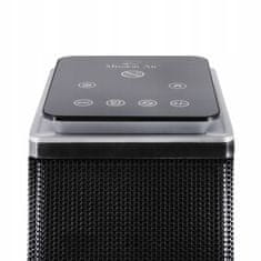 shumee MALMO 2400W črni stebrni grelec z ventilatorjem