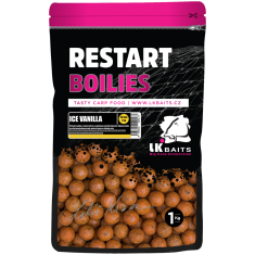 ReStart Boilies Ice Vanilla 24mm, 1kg